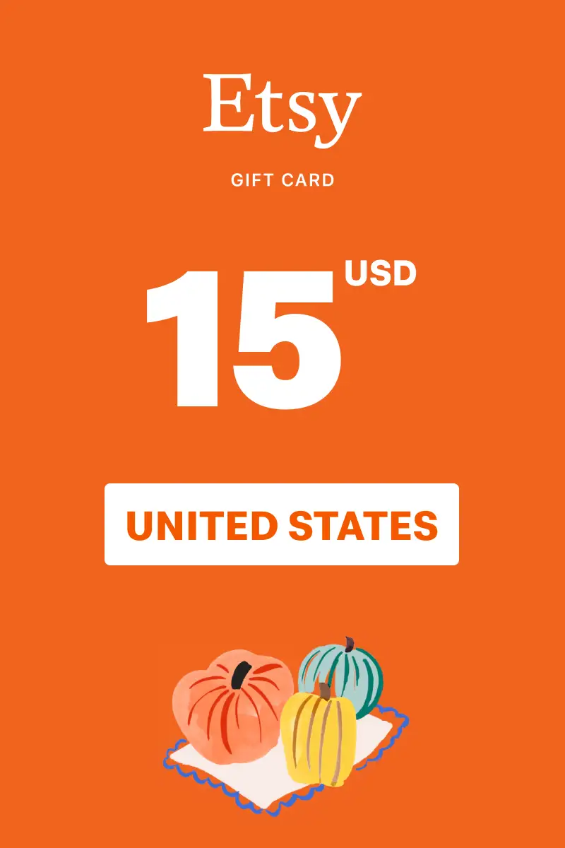 Etsy 15 USD Gift Card (United States) - Digital Key