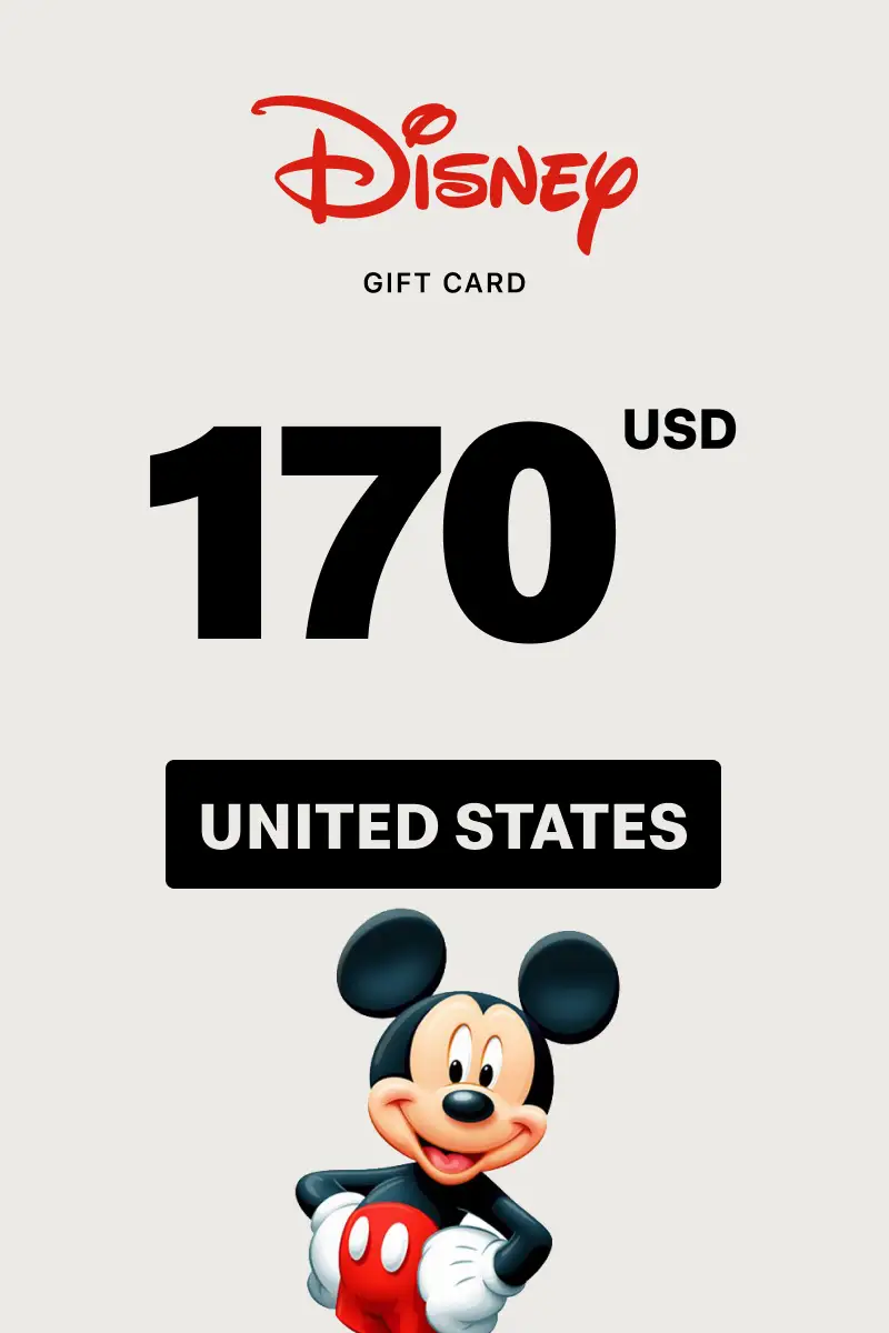 Disney 170 USD Gift Card (United States) - Digital Key