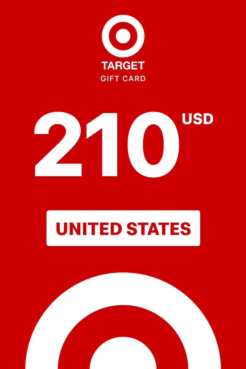 Target 210 USD Gift Card (United States) - Digital Key