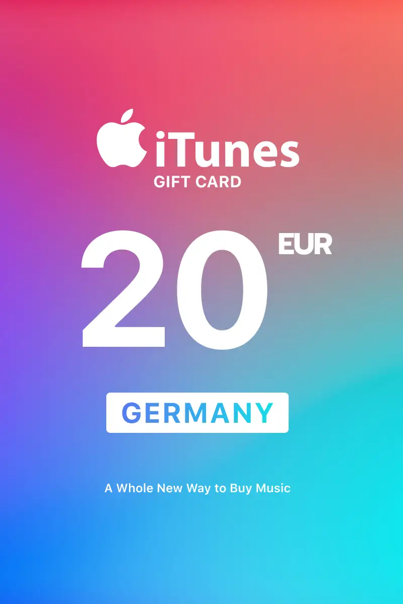 Apple iTunes 20 EUR Gift Card (Germany) - Digital Key