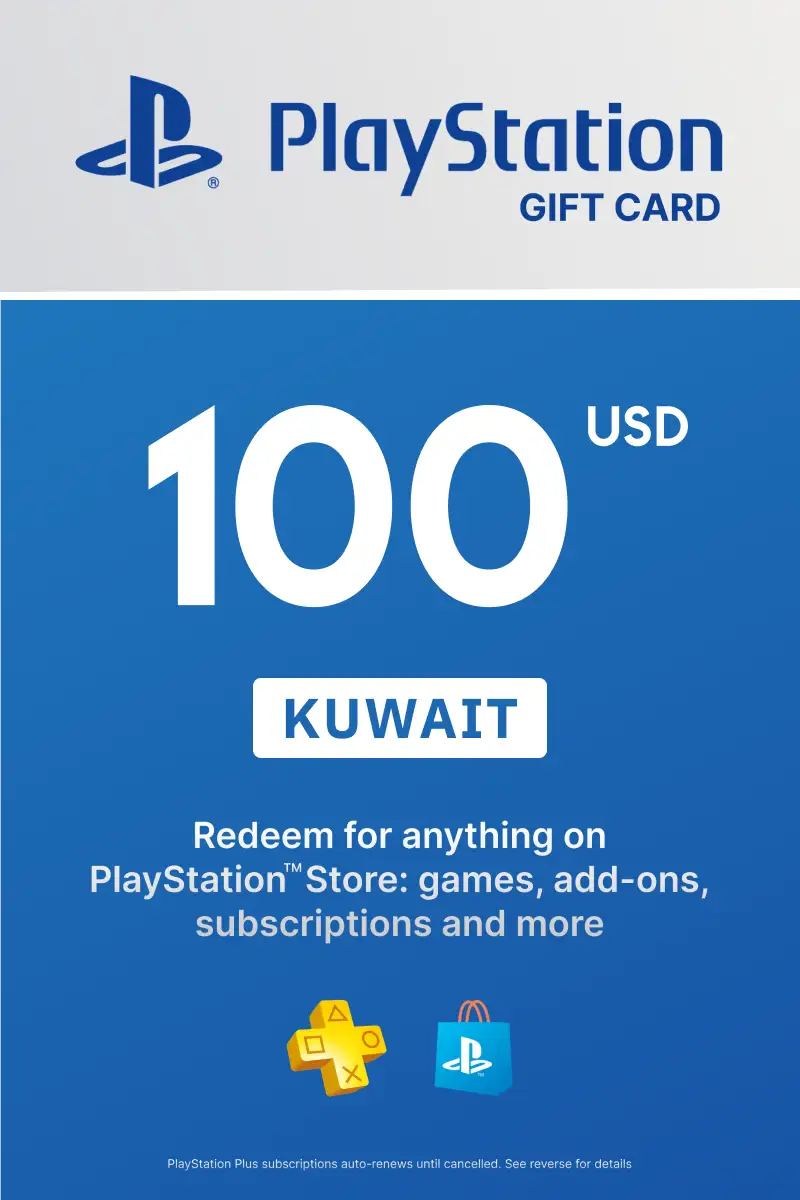 PlayStation Store 100 USD Gift Card (Kuwait) - Digital Key