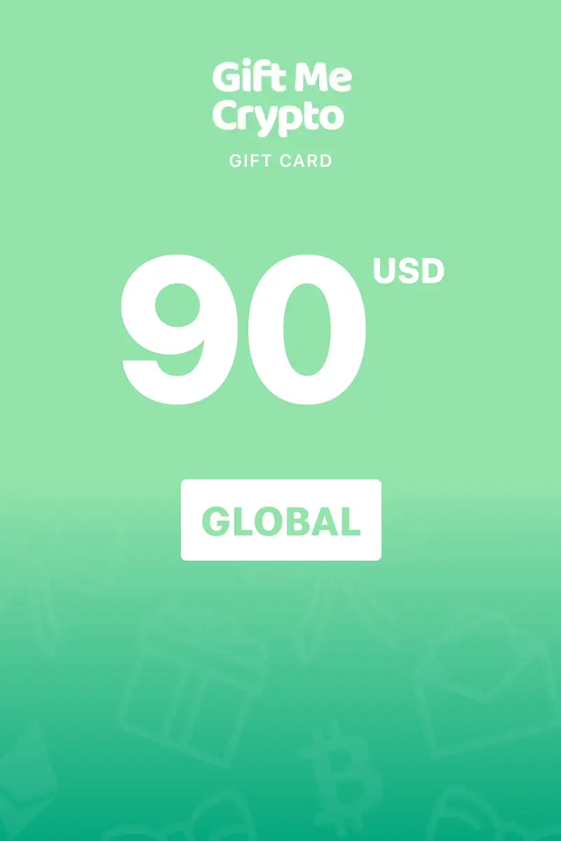 Gift Me Crypto 90 USD Gift Card (Global) - Digital Key