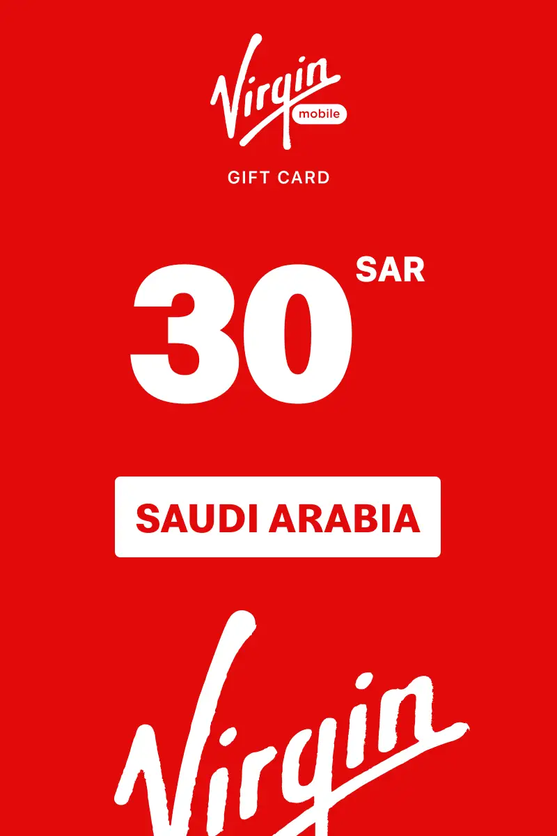 Virgin Mobile 30 SAR Gift Card (Saudi Arabia) - Digital Key