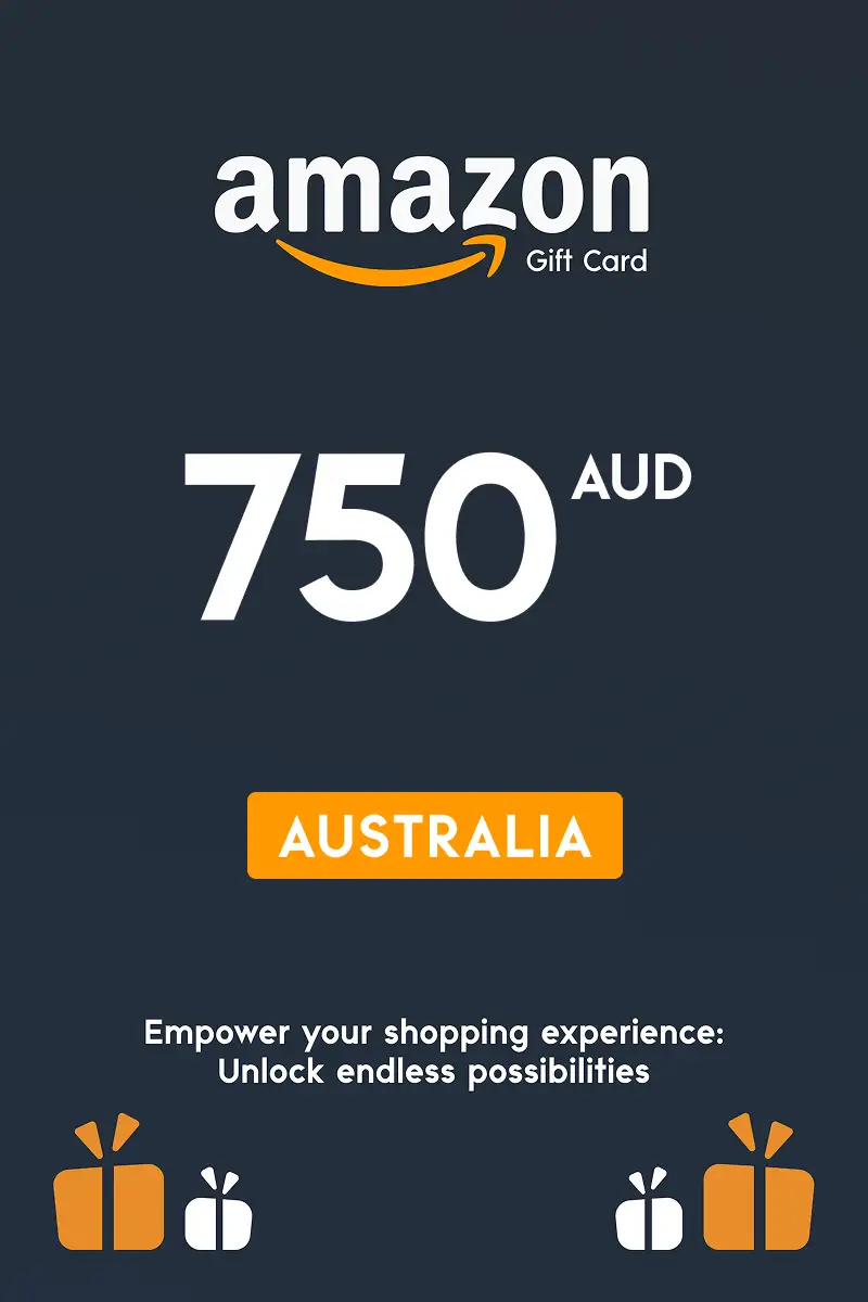 Amazon 750 AUD Gift Card (Australia) - Digital Key