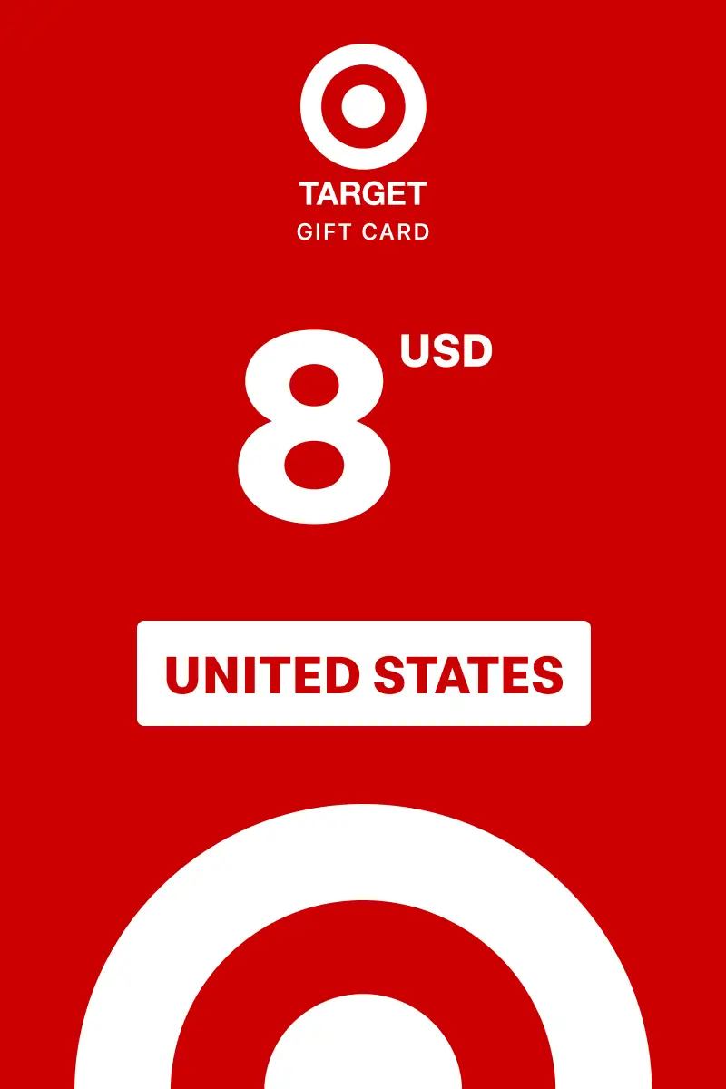Target 8 USD Gift Card (United States) - Digital Key