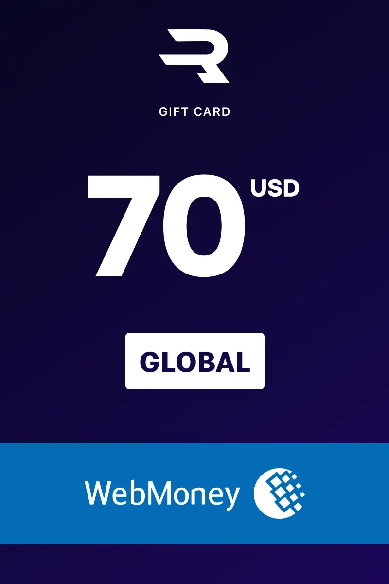 Rewarble WebMoney 70 USD Gift Card (Global) - Rewarble - Digital Key