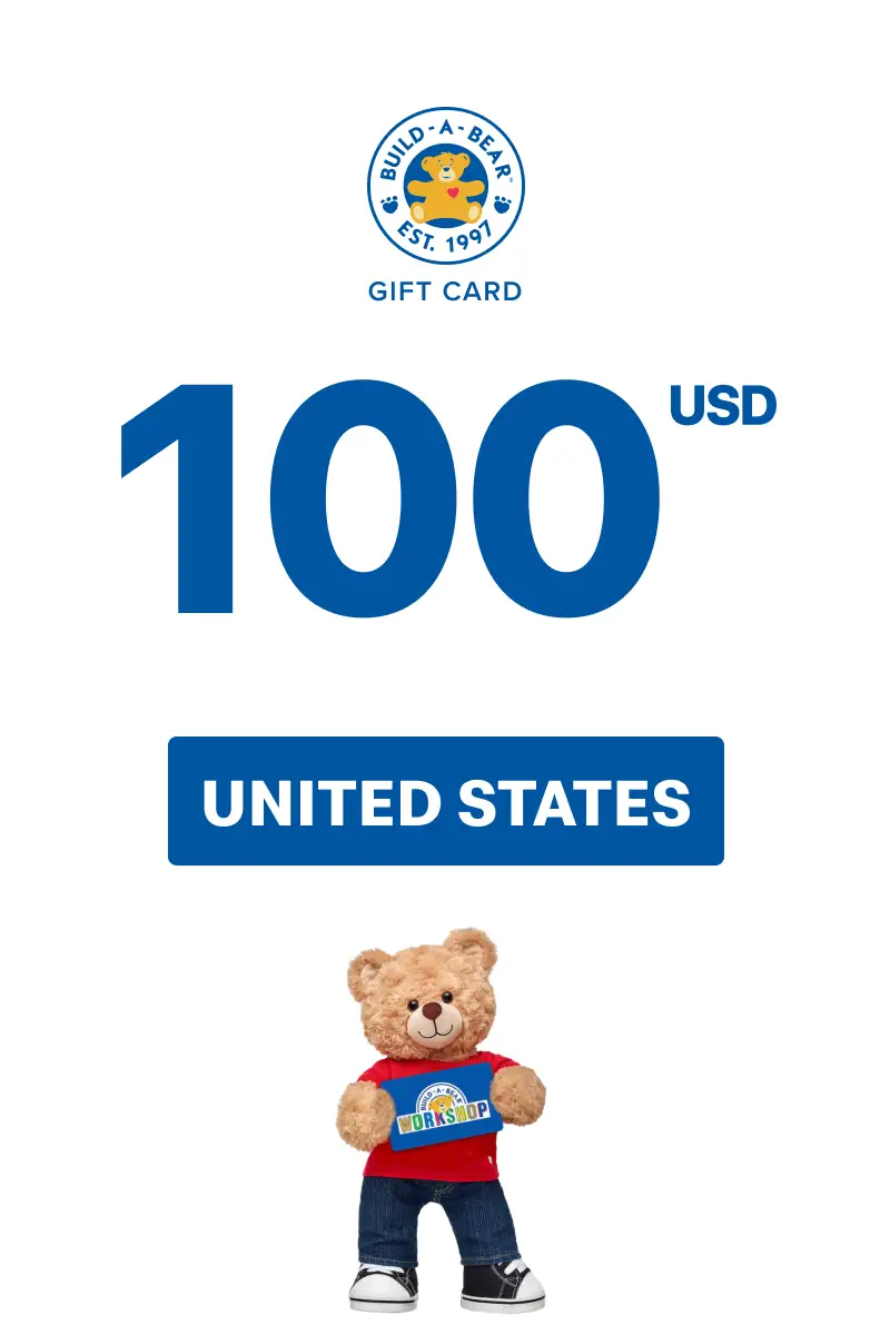 Build A Bear 100 USD Gift Card (United States) - Digital Key