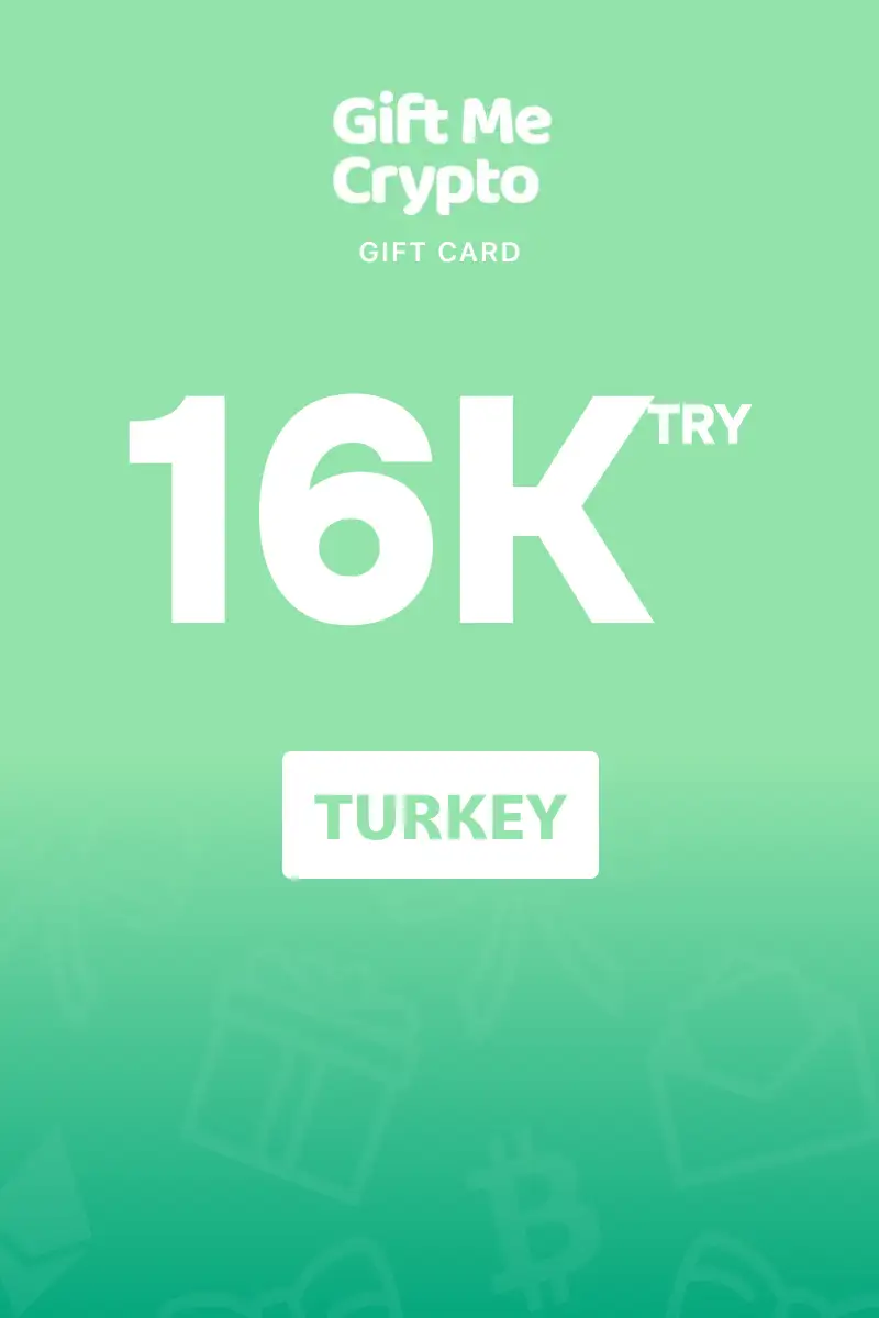 Gift Me Crypto 16000 TRY Gift Card (Turkey) - Digital Key