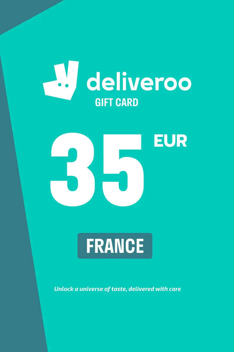 Deliveroo 35 EUR Gift Card (France) - Digital Key