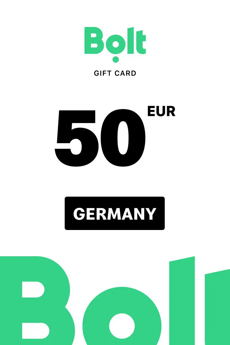 Bolt 50 EUR Gift Card (Germany) - Digital Key