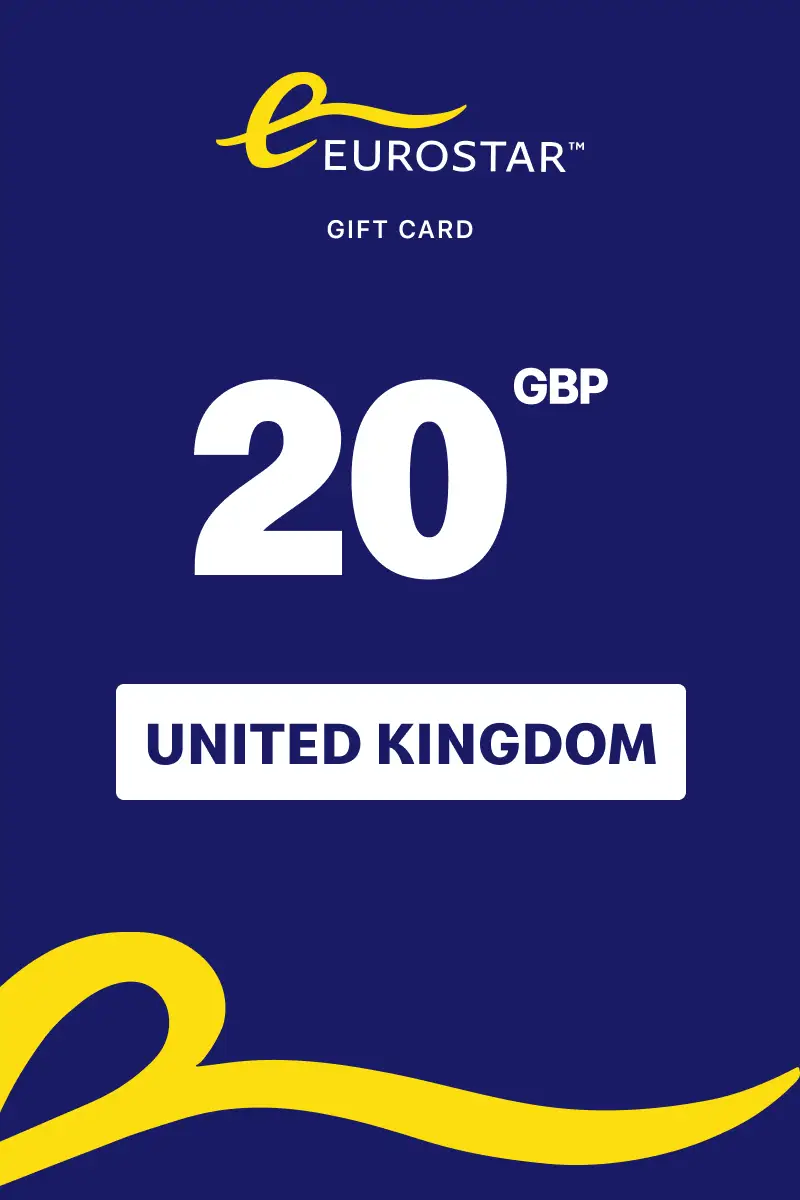 Eurostar 20 GBP Gift Card (United Kingdom) - Digital Key
