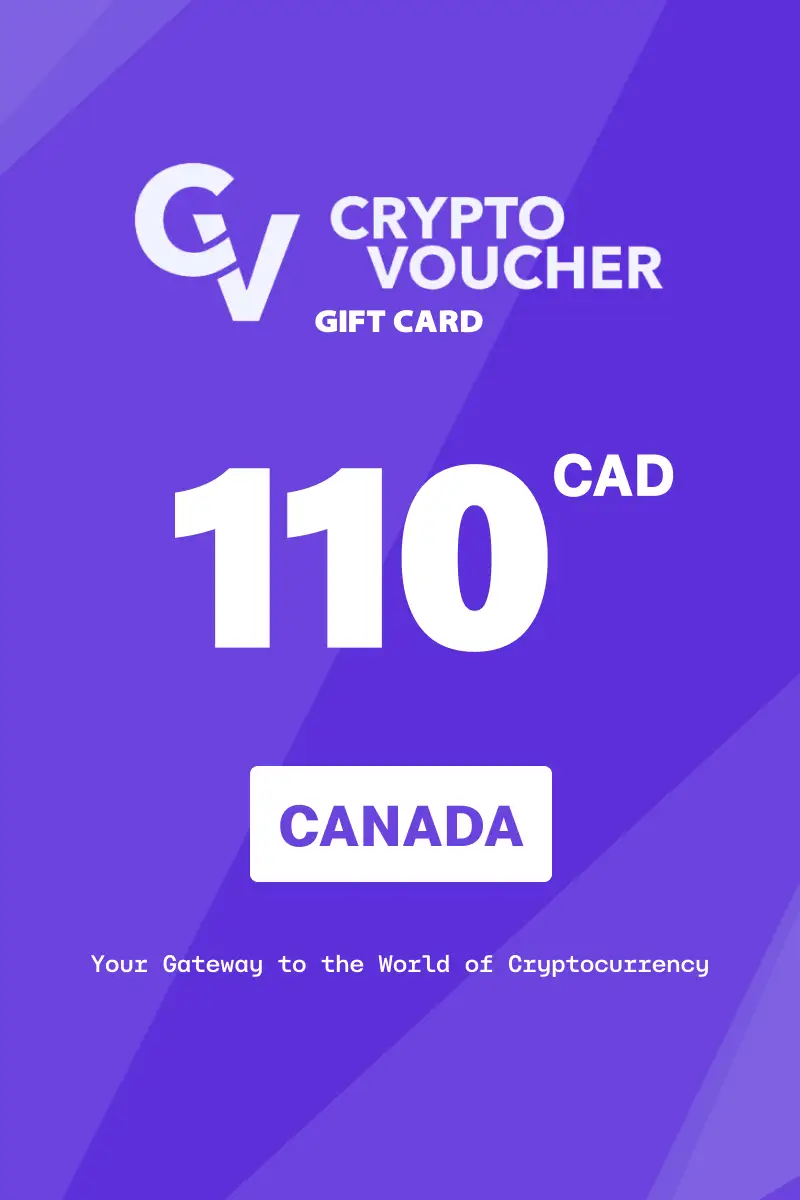 Crypto Voucher 110 CAD Gift Card (Canada) - Digital Key