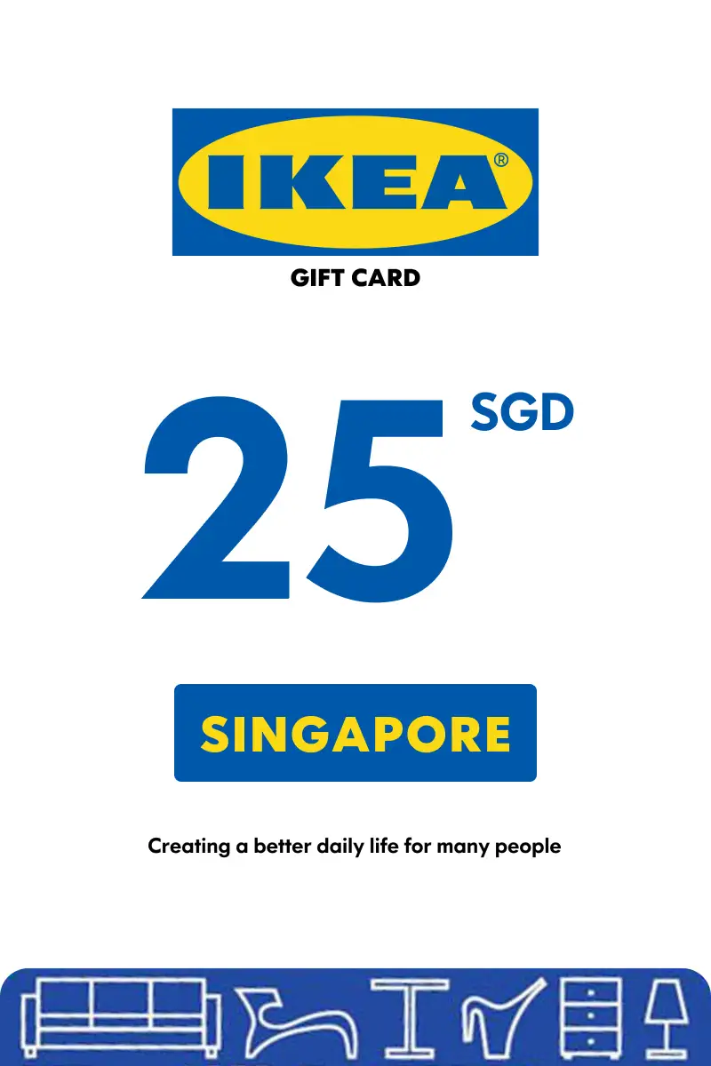 IKEA 25 SGD Gift Card (Singapore) - Digital Key