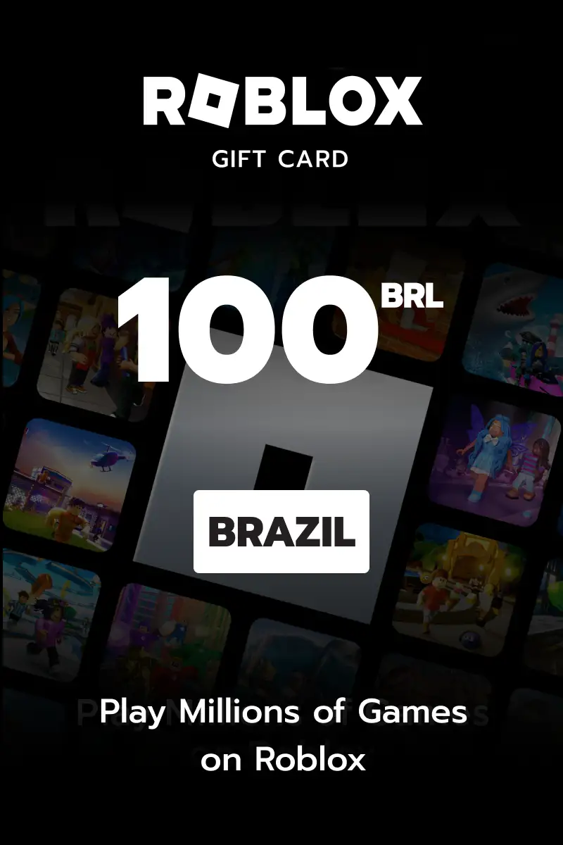 Roblox 100 BRL Gift Card (Brazil) - Digital Key