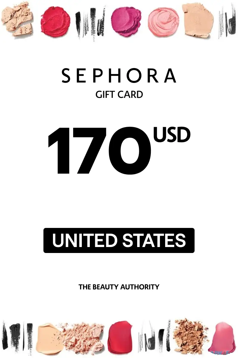 Sephora 170 USD Gift Card (United States) - Digital Key