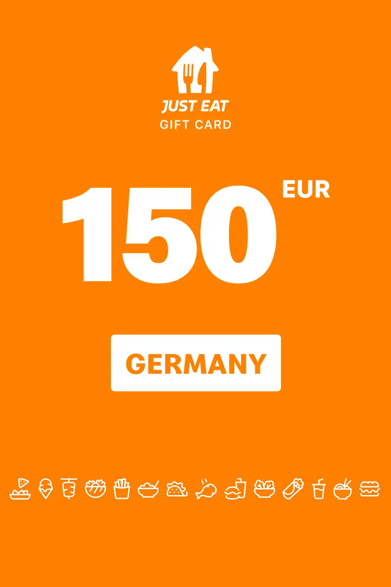 Lieferando (Just Eat) 150 EUR Gift Card (Germany) - Digital Key