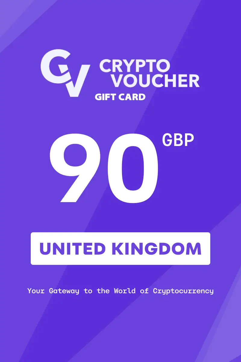 Crypto Voucher 90 GBP Gift Card (United Kingdom) - Digital Key