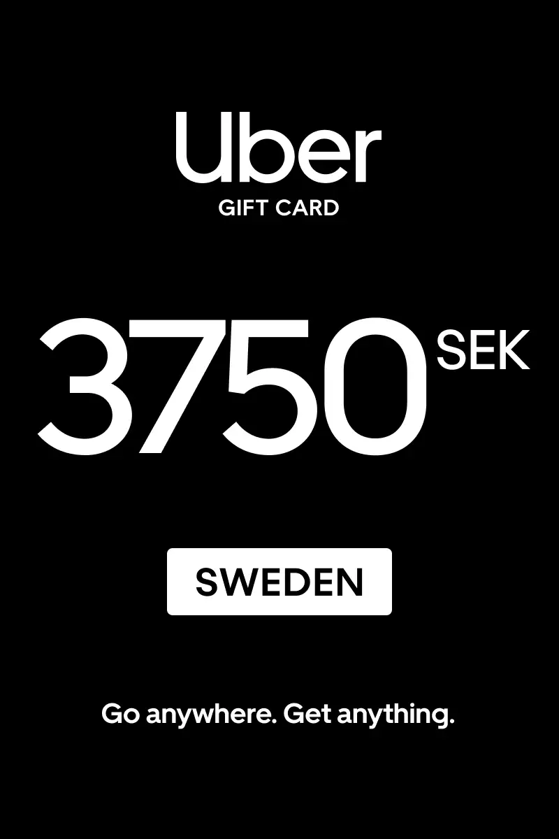 Uber 3750 SEK Gift Card (Sweden) - Digital Key