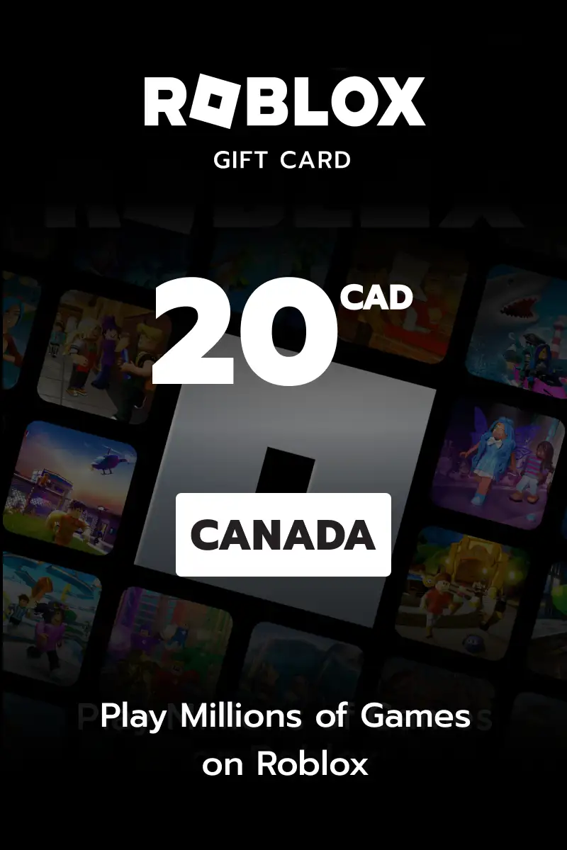 Roblox 20 CAD Gift Card (Canada) - Digital Key