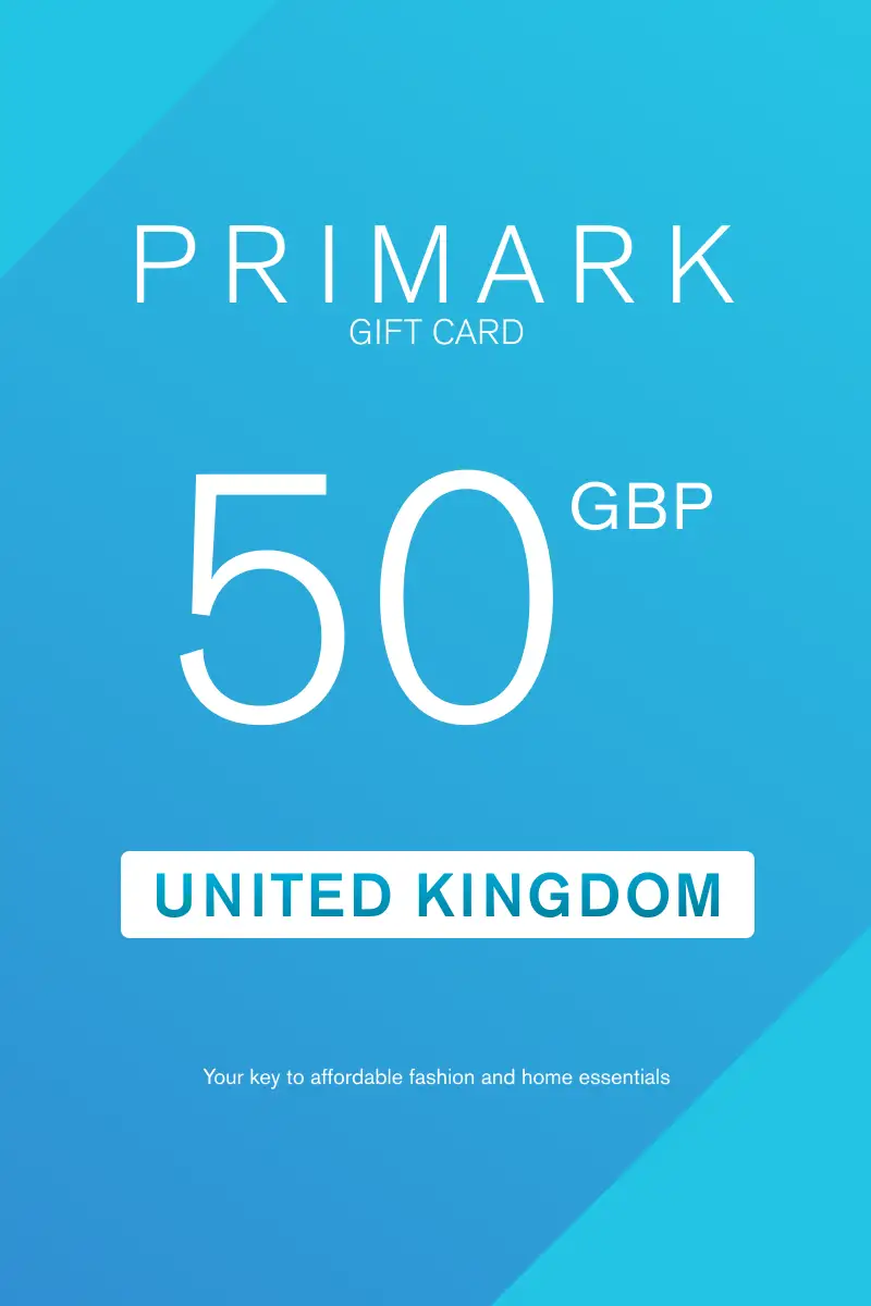 Primark 50 GBP Gift Card (United Kingdom) - Digital Key