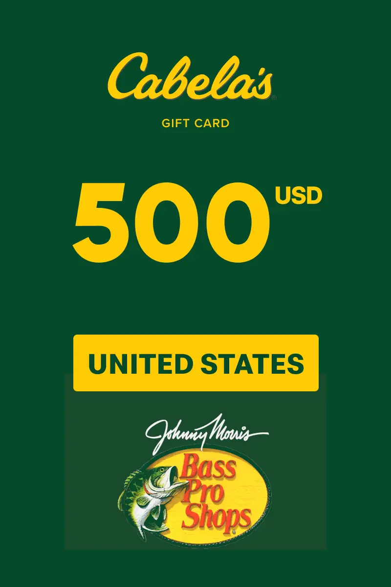 Cabela's 500 USD Gift Card (United States) - Digital Key