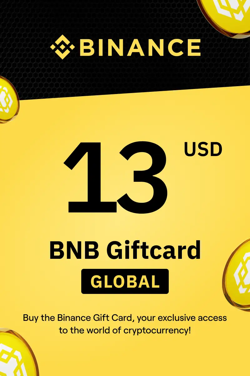 Binance (BNB) 13 USD Gift Card (Global) - Digital Key