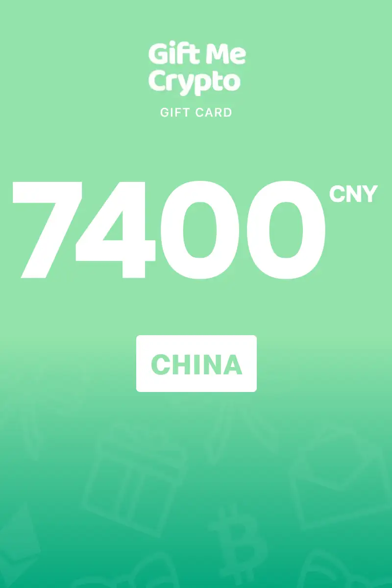 Gift Me Crypto 7400 CNY Gift Card (China) - Digital Key
