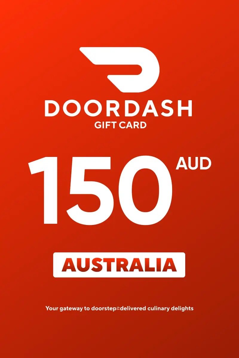 DoorDash 150 AUD Gift Card (Australia) - Digital Key
