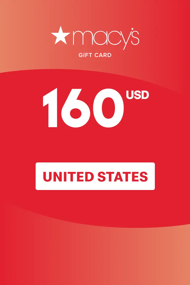 Macy's 160 USD Gift Card (United States) - Digital Key