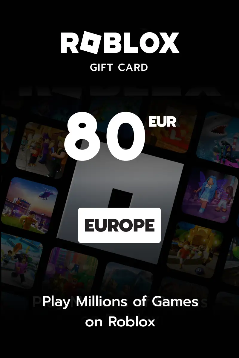 Buy Roblox 80 EUR Gift Card (Europe) - Digital Key