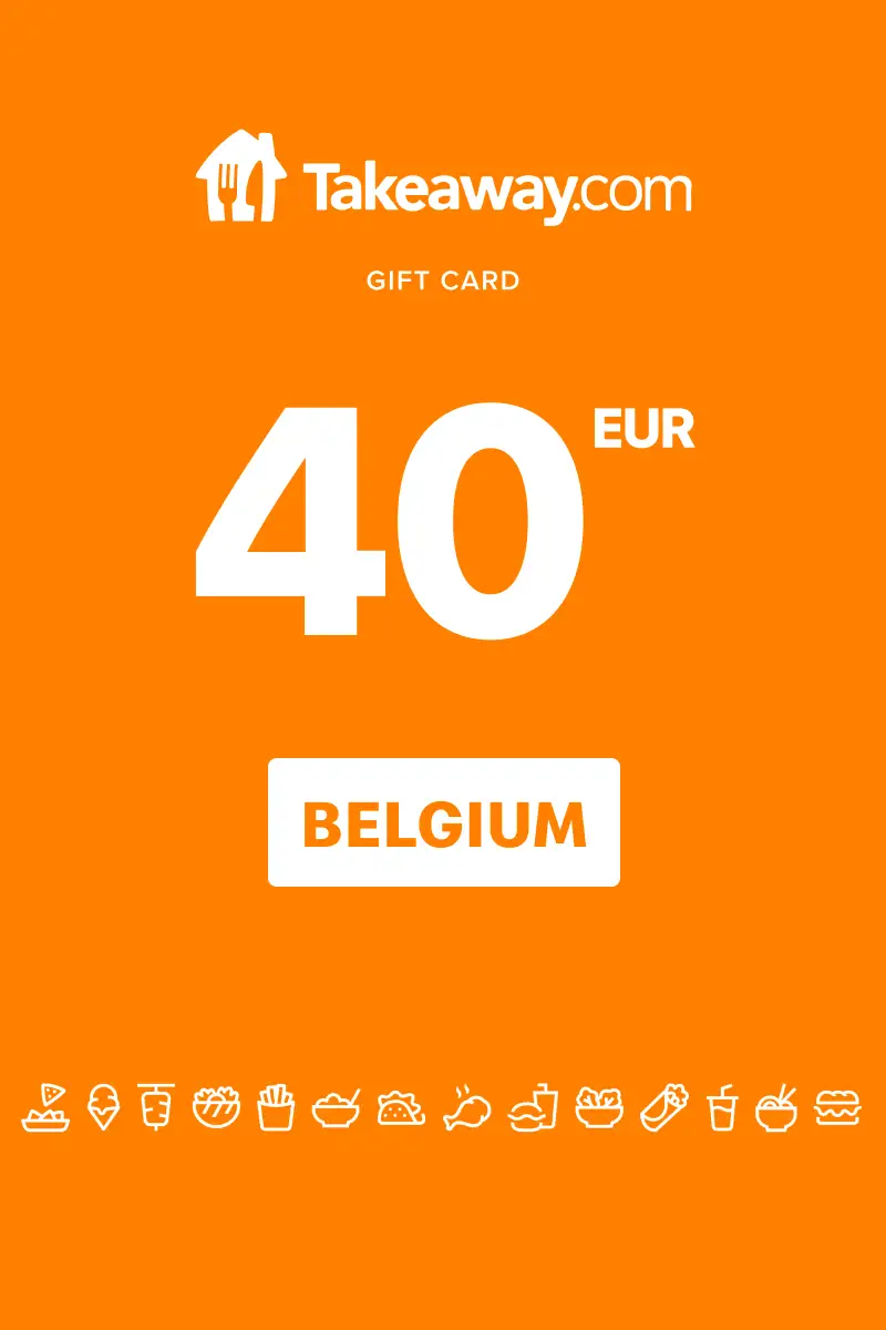 Takeaway 40 EUR Gift Card (Belgium) - Digital Key
