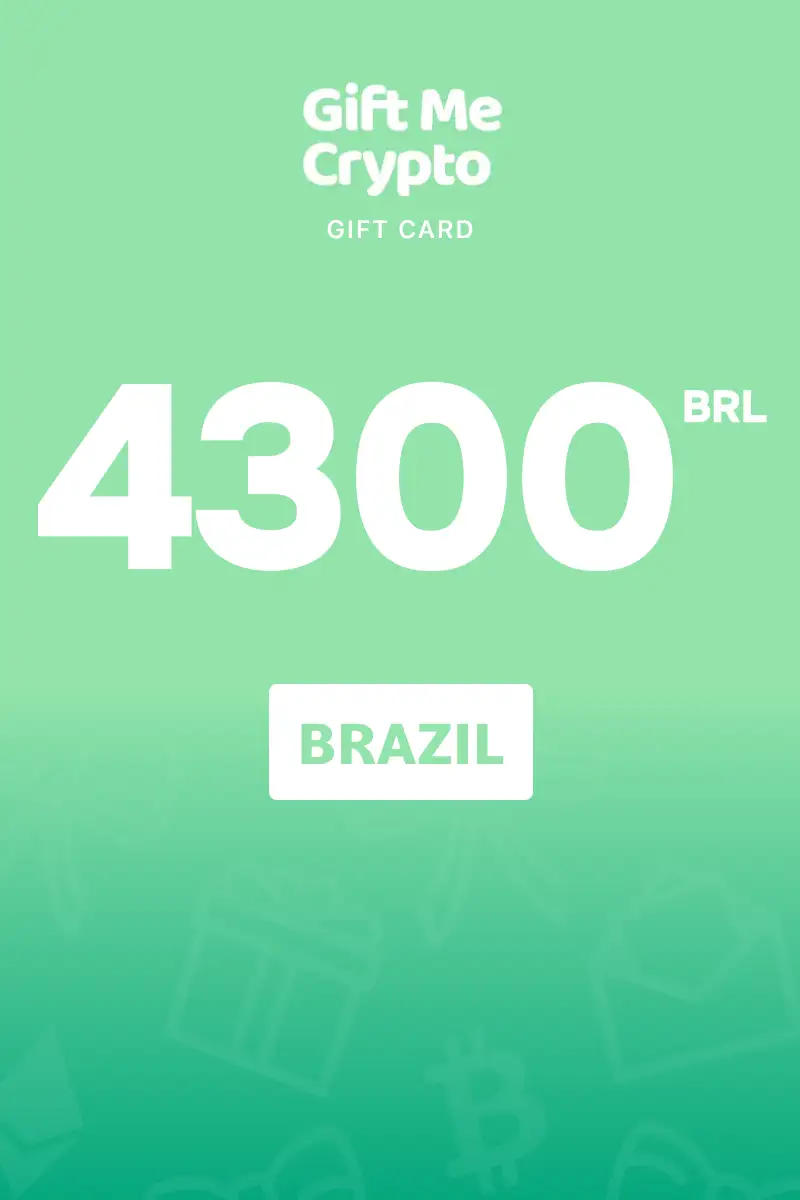 Gift Me Crypto 4300 BRL Gift Card (Brazil) - Digital Key