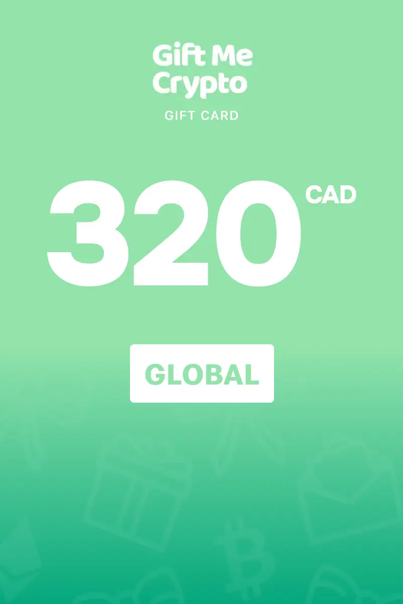 Gift Me Crypto 320 CAD Gift Card (Global) - Digital Key