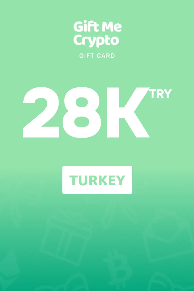 Gift Me Crypto 28000 TRY Gift Card (Turkey) - Digital Key