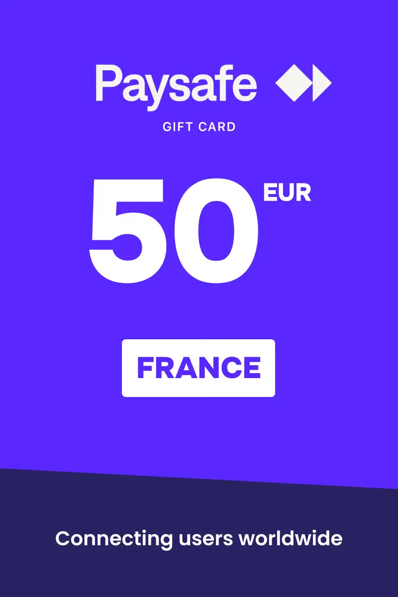 PaysafeCard 50 EUR Gift Card (France) - Digital Key