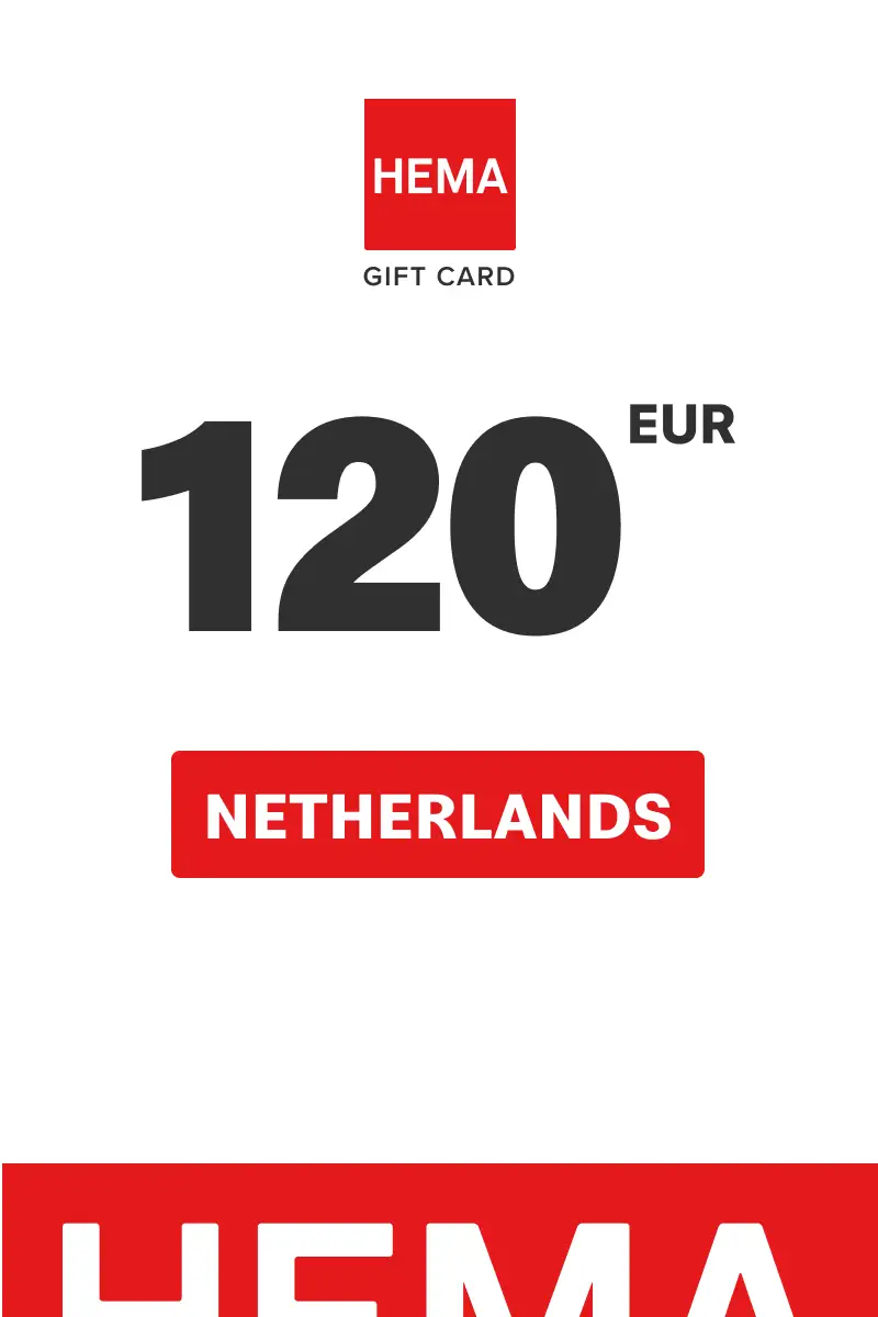 HEMA 120 EUR Gift Card (Netherlands) - Digital Key