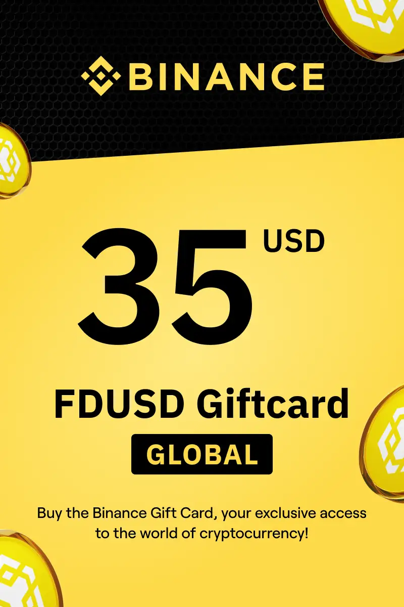 Binance (FDUSD) 35 USD Gift Card (Global) - Digital Key