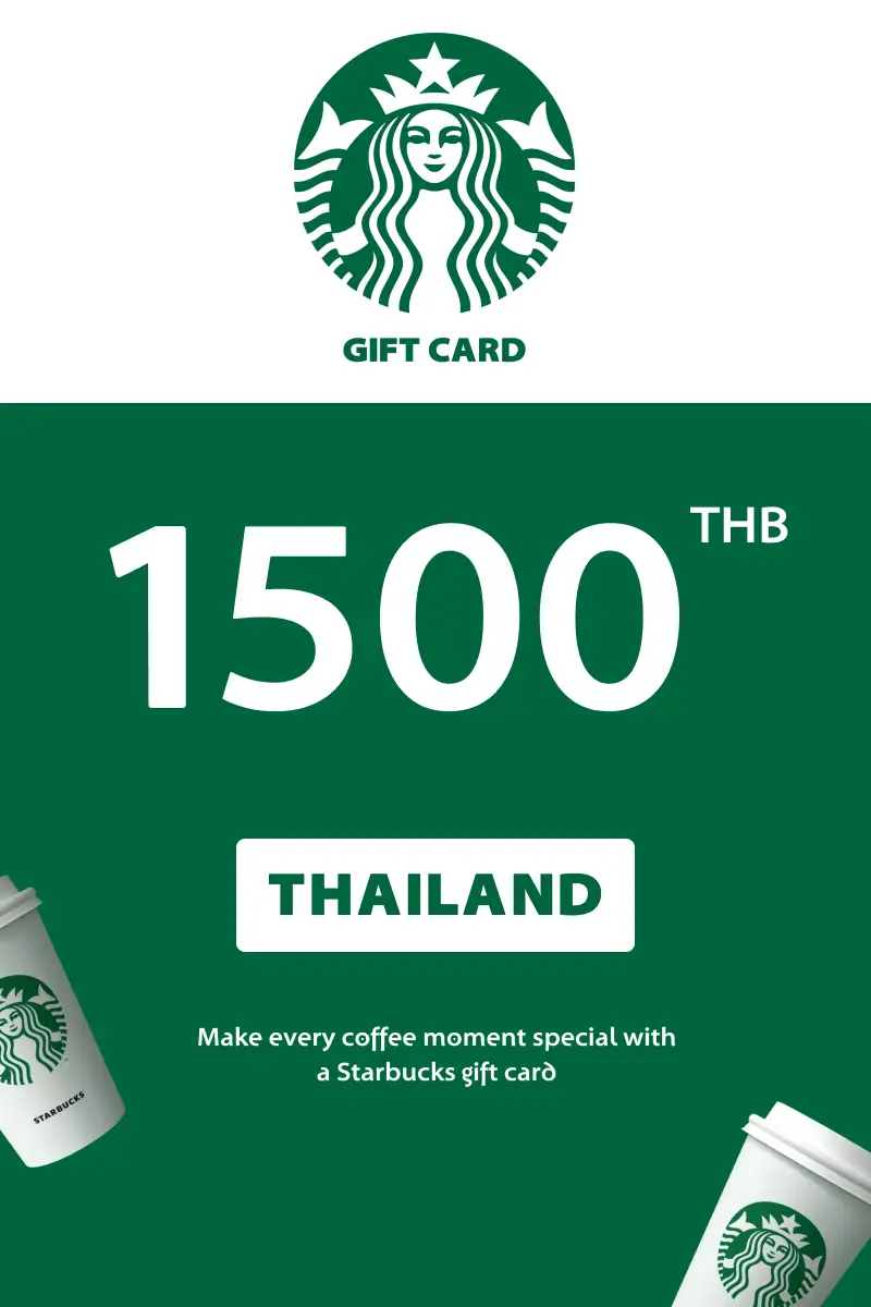 Starbucks 1500 THB Gift Card (Thailand) - Digital Key
