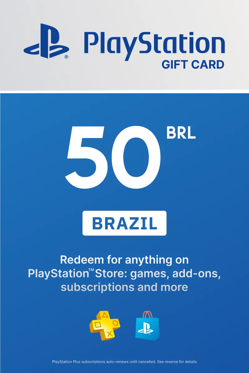 PlayStation Store 50 BRL Gift Card (Brazil) - Digital Key