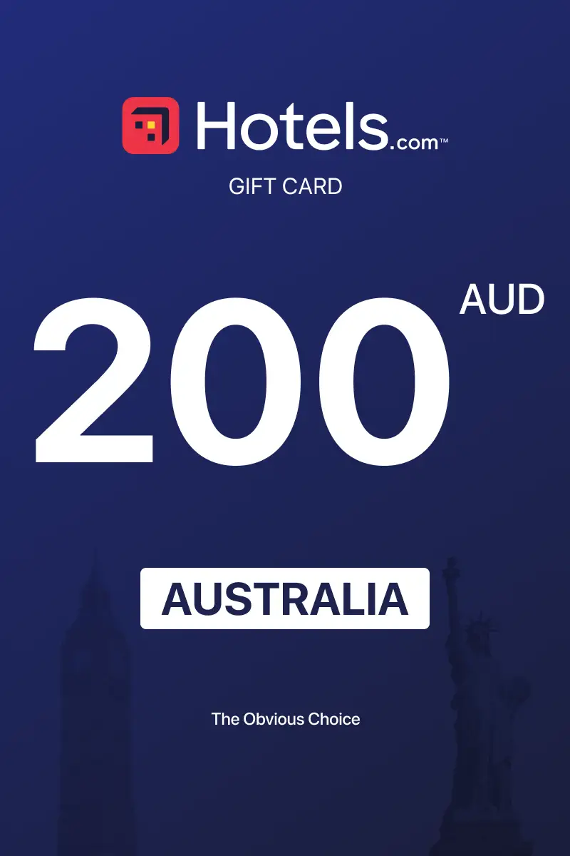 Hotels.com 200 AUD Gift Card (Australia) - Digital Key