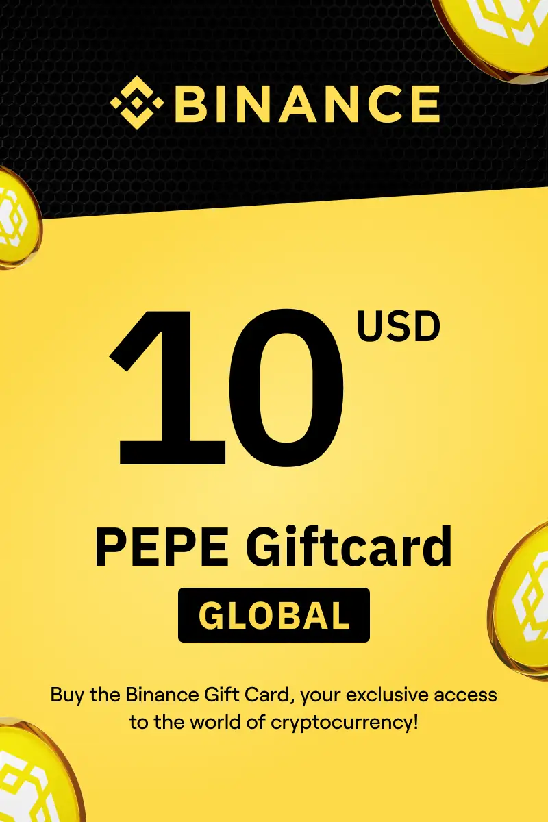 Binance (PEPE) 10 USD Gift Card (Global) - Digital Key