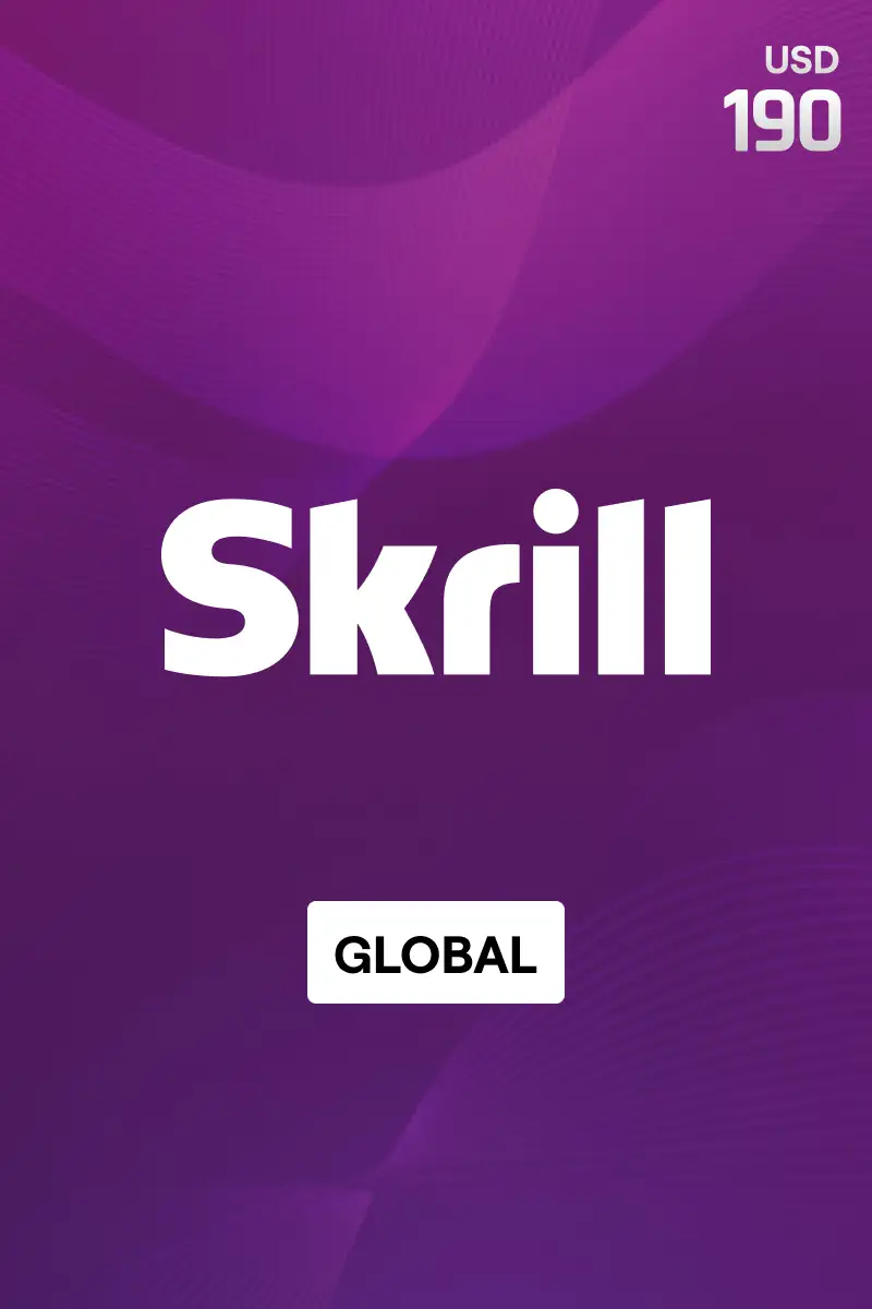 Rewarble Skrill 190 USD Gift Card (Global) - Rewarble - Digital Key