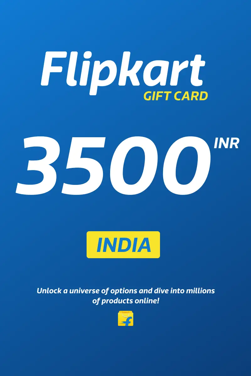 Flipkart 3500 INR Gift Card (India) - Digital Key