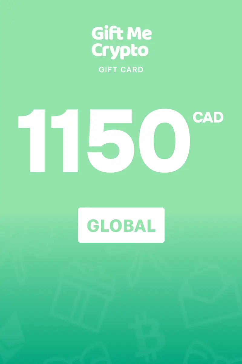 Gift Me Crypto 1150 CAD Gift Card (Global) - Digital Key
