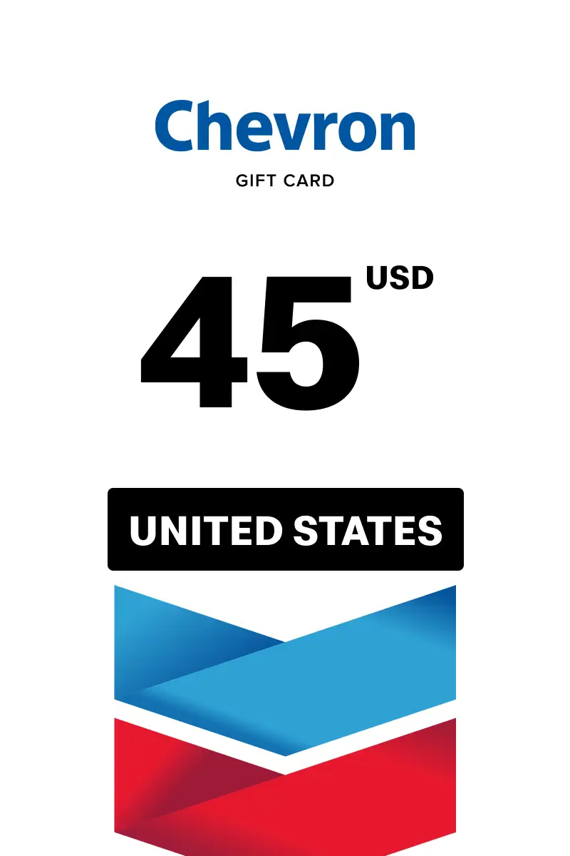 Chevron 45 USD Gift Card (United States) - Digital Key