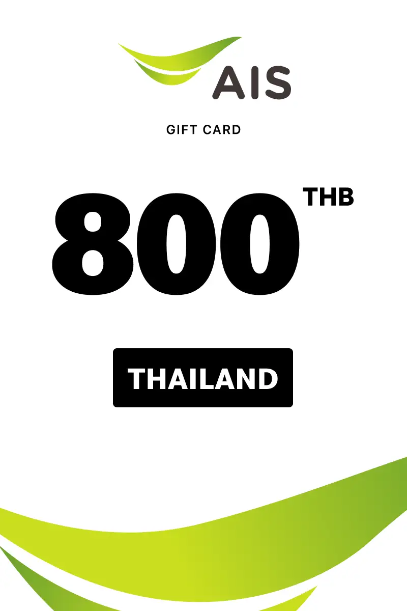 AIS 800 THB Gift Card (Thailand) - Digital Key