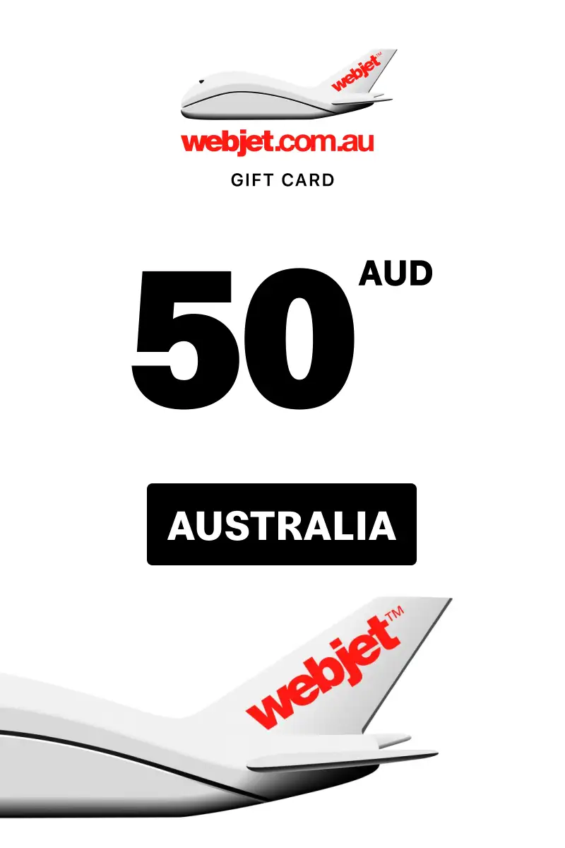 Webjet 50 AUD Gift Card (Australia) - Digital Key