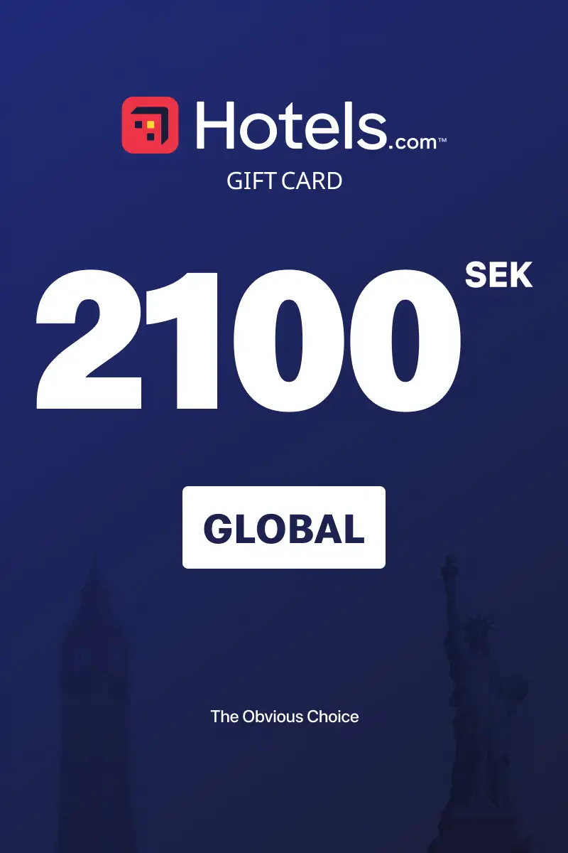 Hotels.com 2100 SEK Gift Card (Global) - Digital Key