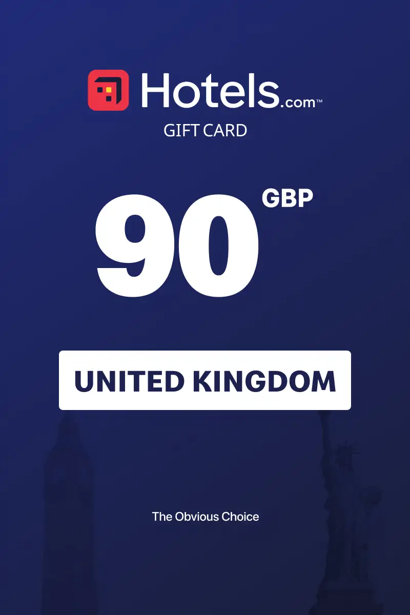 Hotels.com 90 GBP Gift Card (United Kingdom) - Digital Key