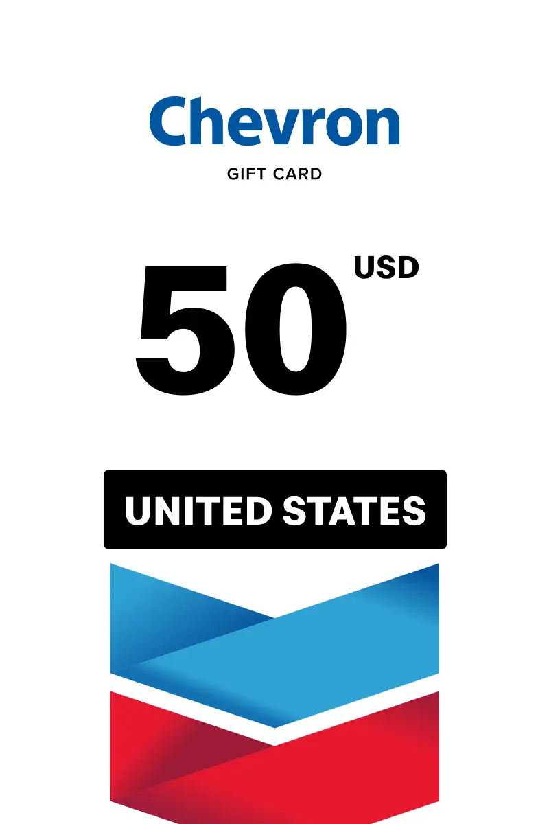Chevron 50 USD Gift Card (United States) - Digital Key